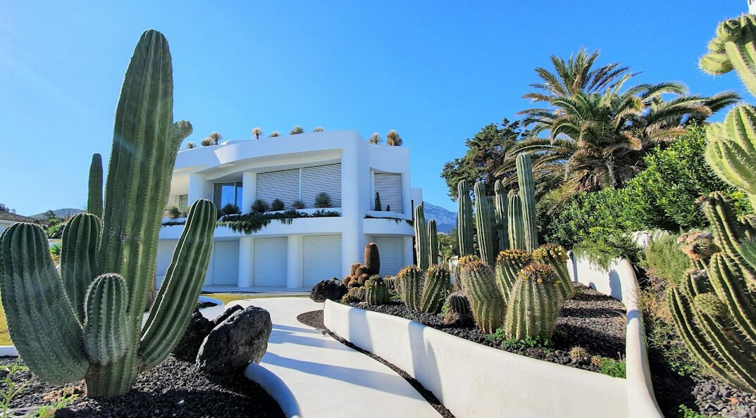 luxury villa garden
