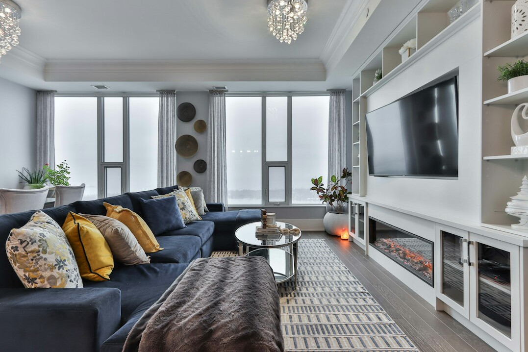 luxury living room interior