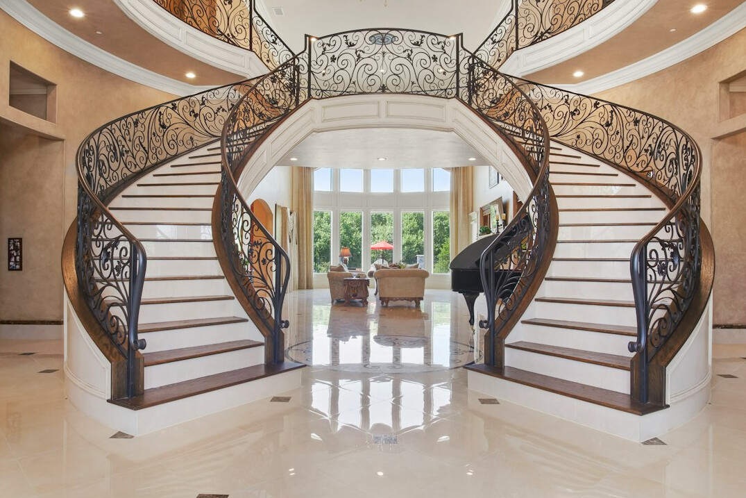 luxury celebrity mansion interior
