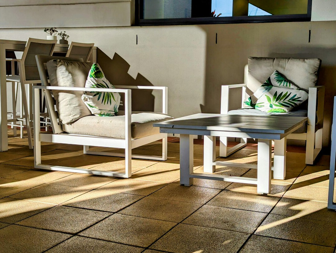 outdoor living space